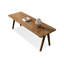 Bureau d'écriture rectangulaire en bois massif noyer-225125725