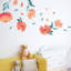 Adhésif décoratif aquarelle fleurs de pêche