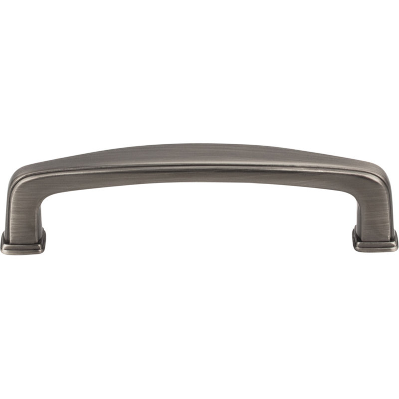 Milan I Bar Pull, Brushed Pewter, 3 3/4"