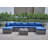 8Pcs Patio Sofa With Cushions