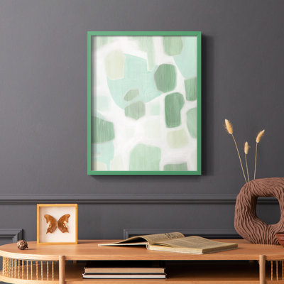 River Shapes II, reproduction encadrée - bois massif
