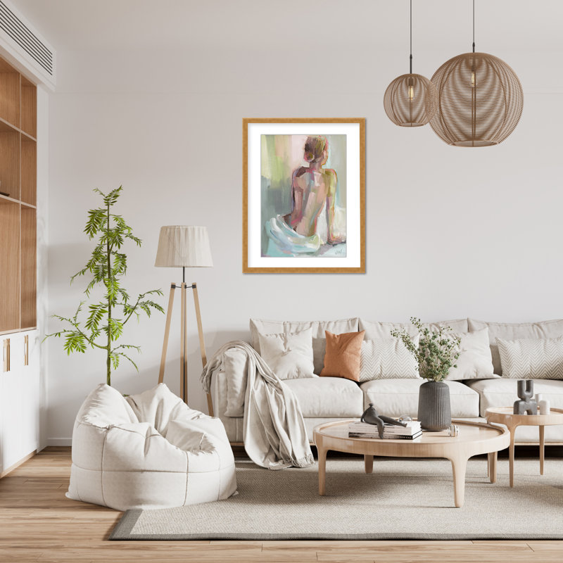 Classic Elegance Grace In Pose: A Portrait Of Feminine Elegance, 20" H x 16" W