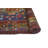 One-of-a-Kind 4'6" x 9'6" 1980s Runner Wool Area Rug in Navy and Red