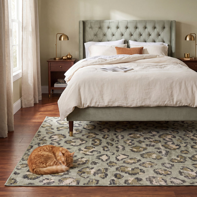 Tapis Burham Burle, Rectangle 2 pi 11 po x 4 pi 11 po