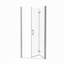 Porte de douche pivotante universelle à réglage de 1 3/8 po avec verre trempé de 1/4 po-102465391