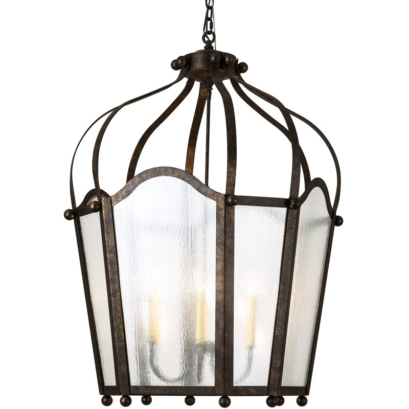 Luminaire suspendu géométrique à 6 lumières Citadel