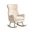 Chaise berçante moderne avec dossier haut