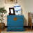 Do Old Solid Colour Pine Wood Small Accent Trunk