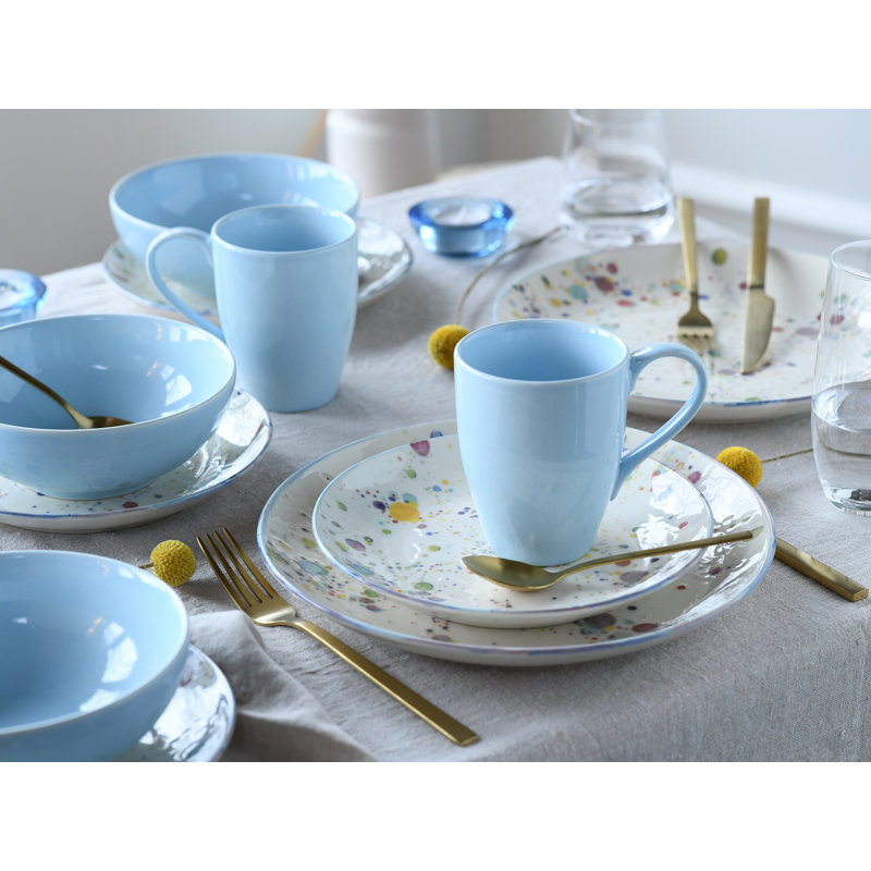 Candy Drops Piece Stoneware Dinnerware Set - Service for 4