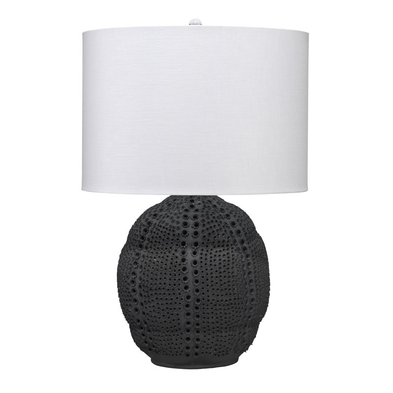 Lunar Porcelain Table Lamp, Black