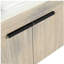 Ensemble de meuble-lavabo flottant 30 po avec ensemble en céramique, meuble-lavabo mural blanc avec porte