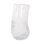 Portage Ice Clear Abstract Glass Vase- Tall