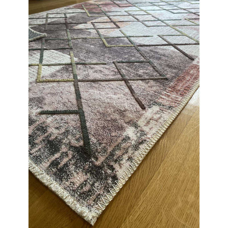 Tapis Lashia avec envers antidérapant, Rectangle 2 pi 7 po x 3 pi 11 po