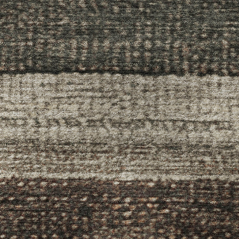Premium Machine Washable Medena AMF1865 Stripes Rug, Round 8'