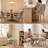 (Set of 4) 20'' H Upholstered King Louis Back Side Chair Wood Dining Chairs-1666595664