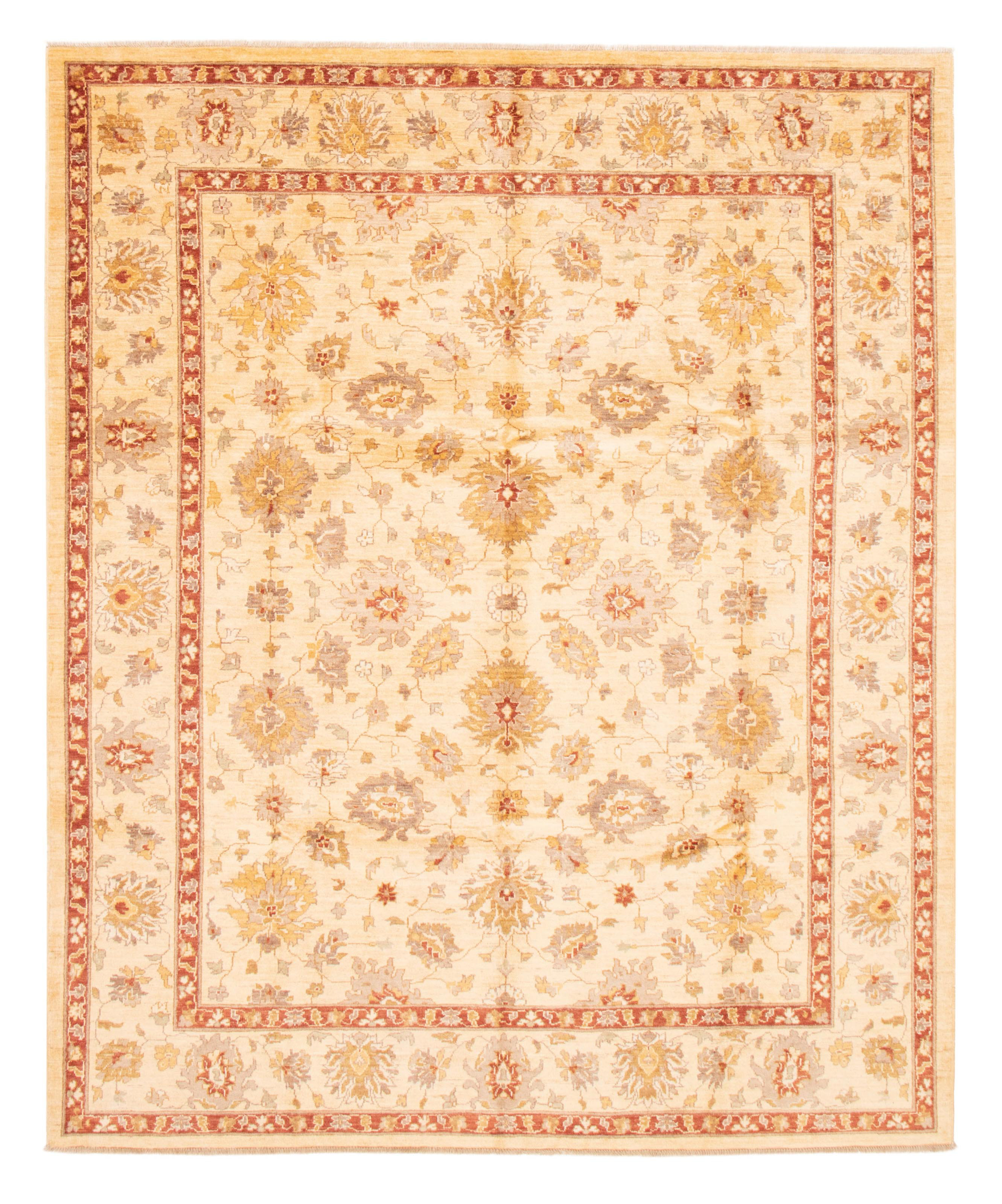 Isabelline Chobi Finest Light Gold Rug 8''1