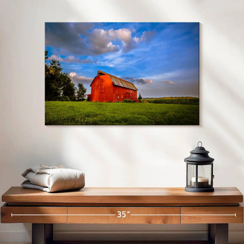 Lilie Barn à la ferme, H 16 po x l 24 po