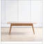 Table basse centrale 100% bois massif