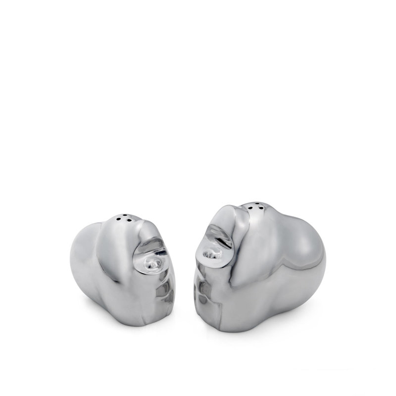 Nambé Savanna Gorilla Salt and Pepper Shaker - Thumbnail 4