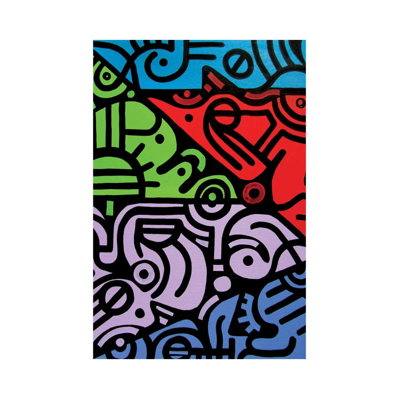 Reflections by Billy The Artist - Print on Canvas, 66.04 cm H x 45.72 cm W x 1.91 cm D, Wrapped Canvas