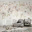 Papier peint floral avec papillons-584389167