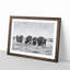 Herd of Elephants Roaming - Picture Frame Painting Print-56712214-56712215