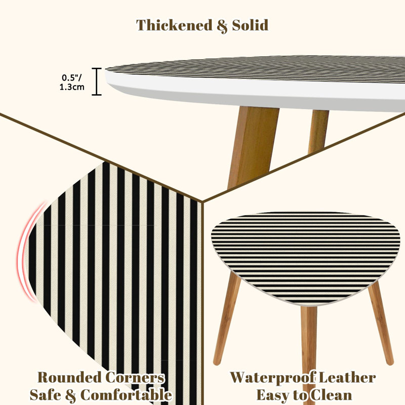 Ensemble de 2 tables basses gigognes Triangle