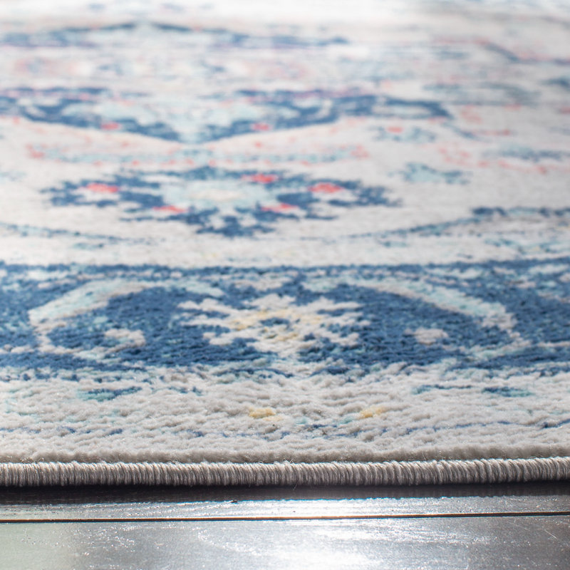 Pashence Performance Oriental Rug, Square 6'7"