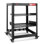 Pyle 15U Server Rack Network Cabinet - Open Frame Rack, Wall Mountable Heavy Duty Designs For Servers & AV Gear | Compatible With 19" Equipment Standard (Black)