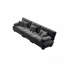 Canapé modulaire à assise profonde pour canapé modulaire à 3 places adapté aux maisons modernes, canapé en chenille, meubles rembourrés doux et confortables pour salon, appartement, studio, bureau, gris chenille