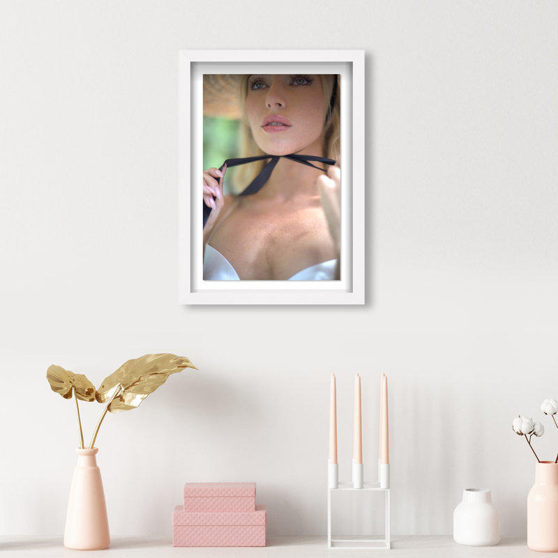 Yours Forever Canvas Fashion Print by Oliver Gal, 16.5"H x 11.5"W, White Frame