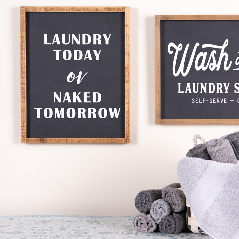Laundry Sign Wall Décor