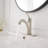 Single-Hole Single-handle Bathroom Faucet with Drain Assembly-92892590