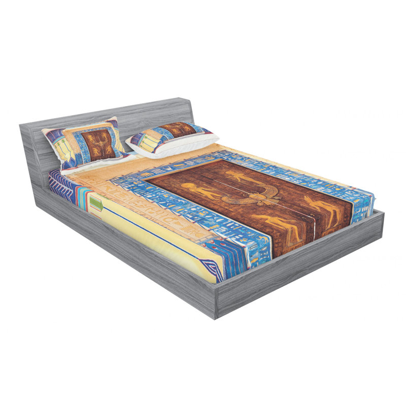 Microfiber Sheet Set, Queen Sheet Set with Fitted Sheet