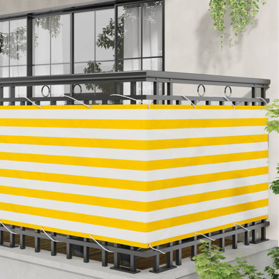 Vidaxl Balcony Screen Outdoor Privacy Screen Fence Patio Screen Oxford Fabric