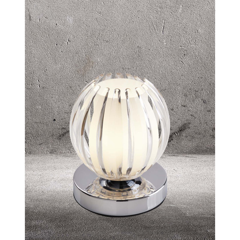 Bernardo Metal Table Lamp, Clear