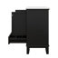 Ensemble de meuble-lavabo moderne 30 po avec lavabo, structure en bois massif avec 2 portes à fermeture douce et un tiroir, tablette réglable