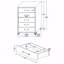 Commode 5 tiroirs