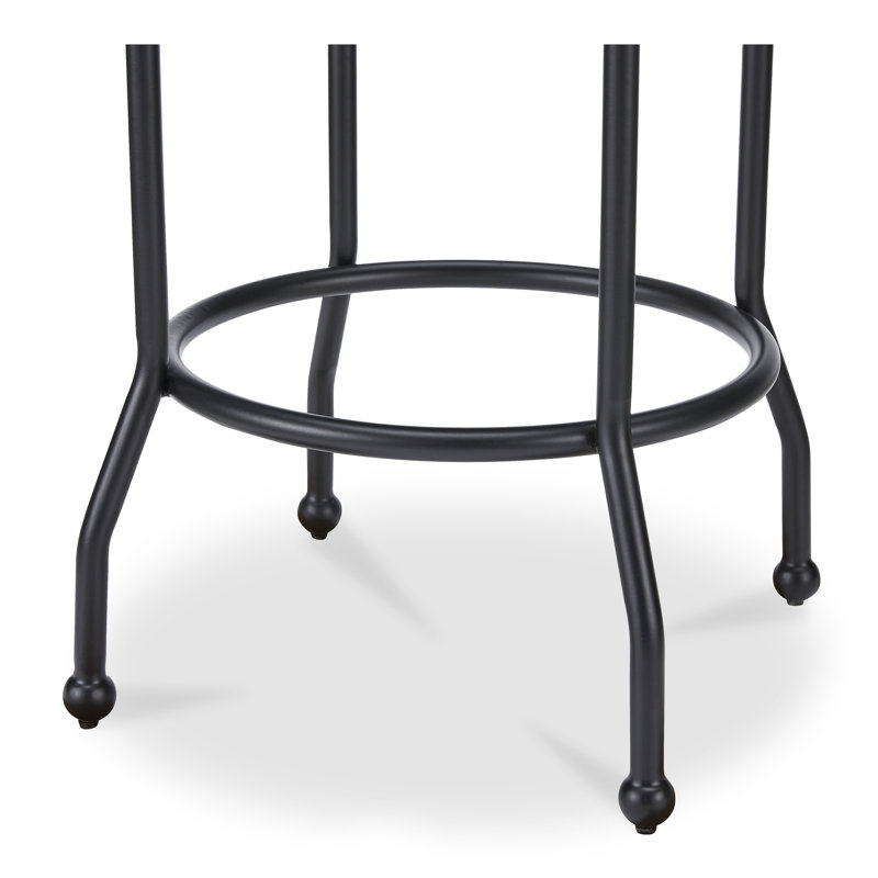 Kelsey Swivel Counter Stool, Light Brown