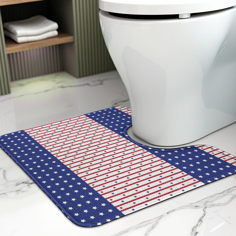 Tapis de salle de bain en forme de U USA