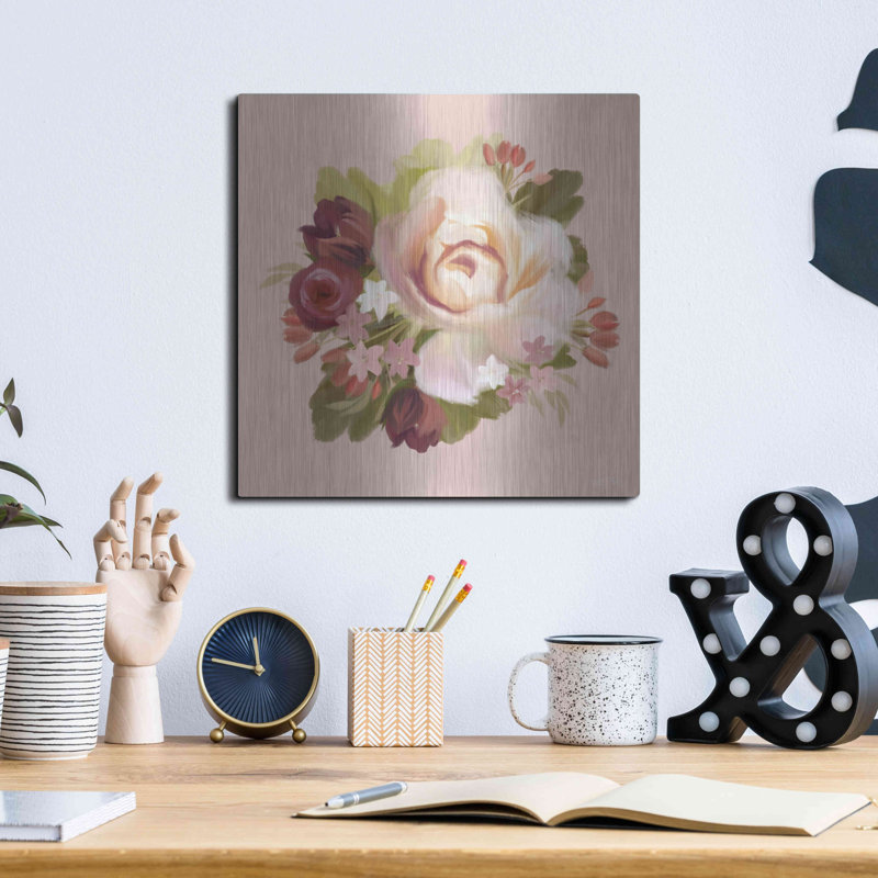 «Blush Blossoms» par House Fenway, H 12 po x l 12 po