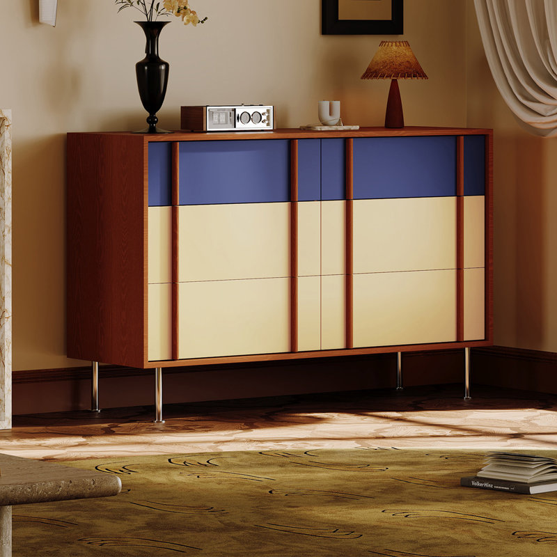 Commode d'appoint moderne de style minimaliste rétro