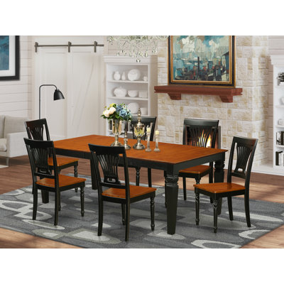 Beesley Extendable Solid Wood Dining Set