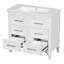 Base de meuble-lavabo simple 36 po seulement