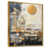 Toile avec cadre flottant or