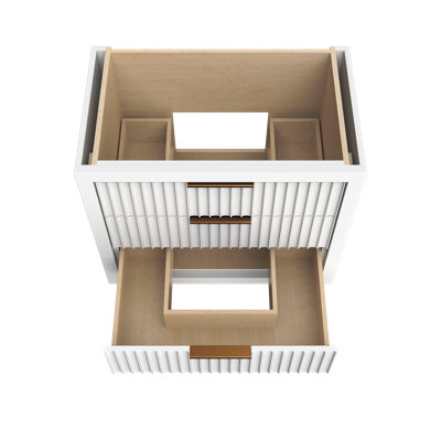 Lecrieú Three-Drawer Single Bath Vanity