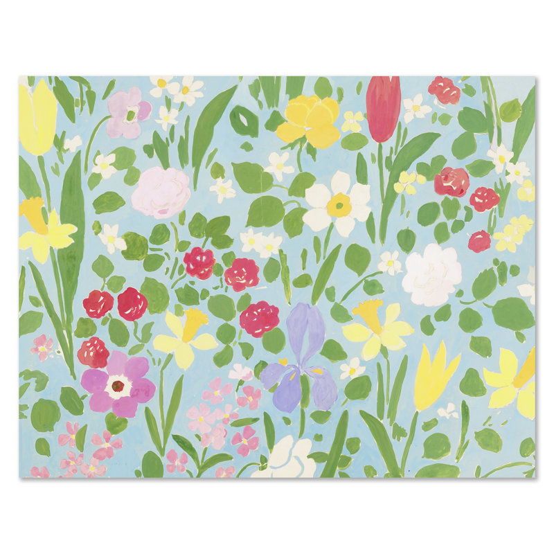 Daffodils Print by Paule Marrot, Unframed, 42" H x 54" W x 1.25" D