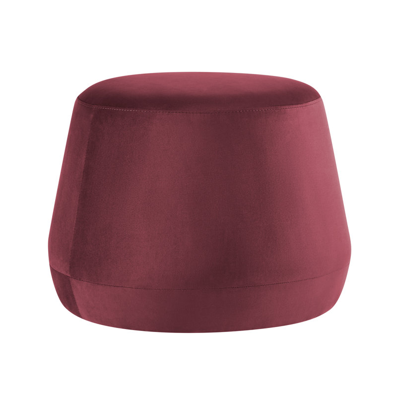 Repose-pieds en velours 24 po Grasmere, Velours prune