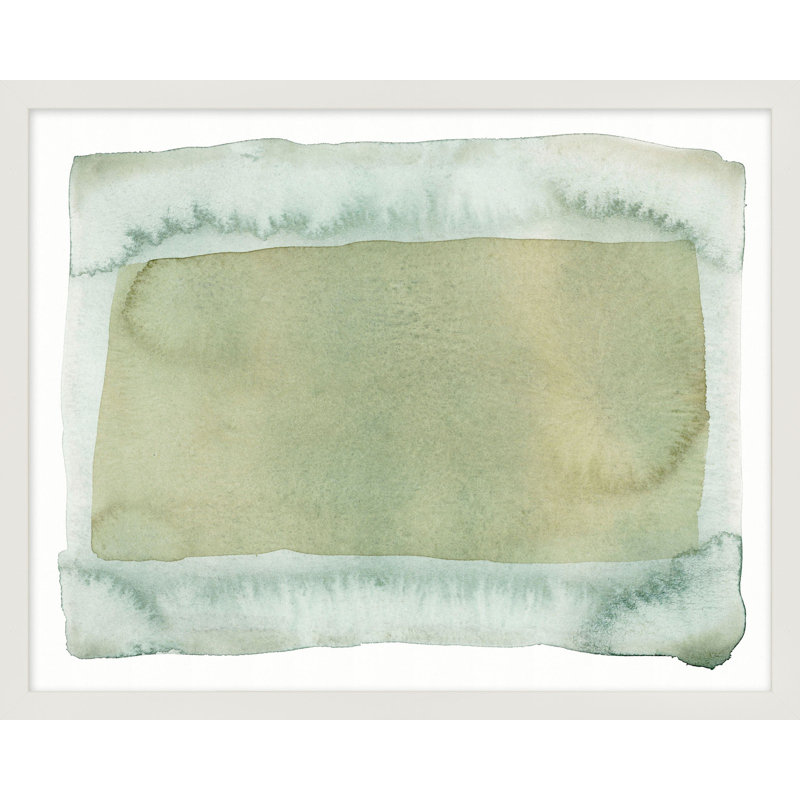 Green On Green Print by Jacques Pilon, 40" H x 50" W, White