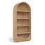 Bibliothèque Hearth en placage de chêne naturel et bois massif-40272279
